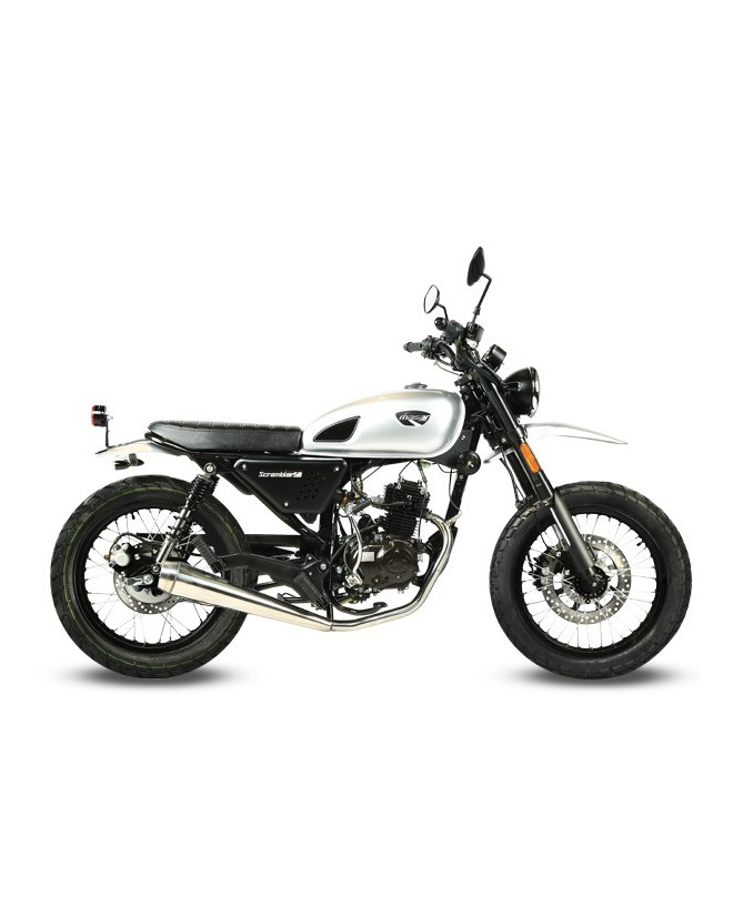  moto  masai Scrambler  50cc  Une moto  au design original