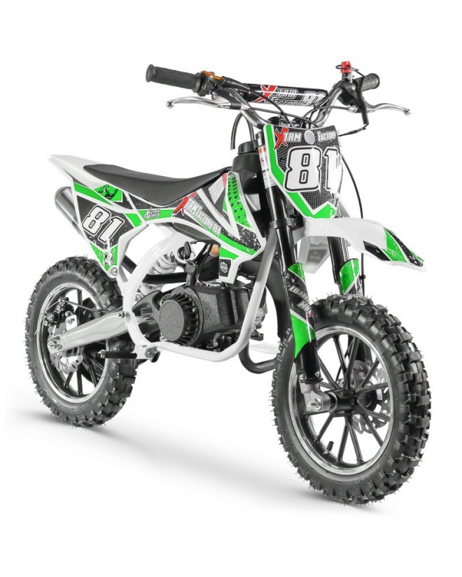 Le pocket  bike  enfant 50cc MX50 White dition en stock  