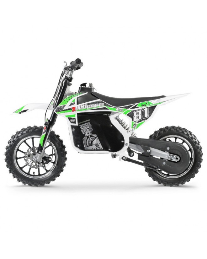 La moto cross électrique 500W enfant - white édition à bon prix !