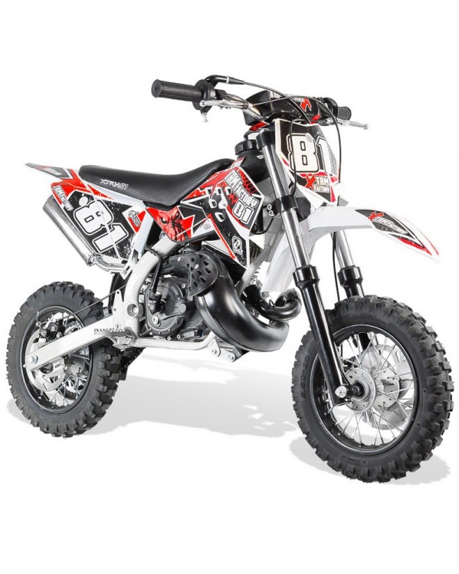 La moto  enfant cross  sport 50cc 2T 3 5 10 10  bon prix 